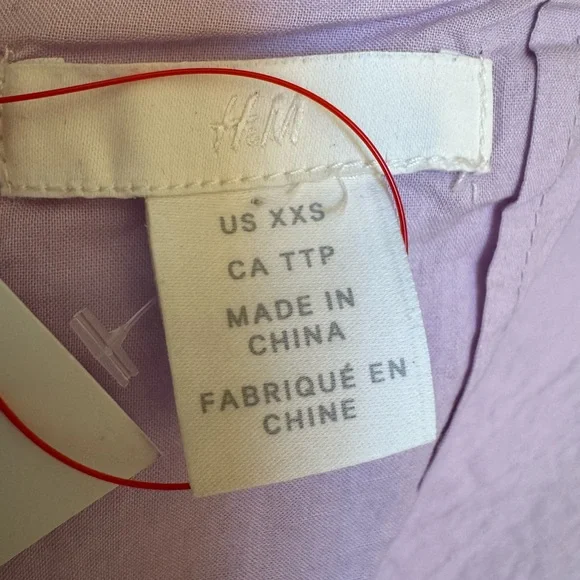 Blogger Dress Lilac Eyelet Puff Sleeve Spring XXS - Picture 7 of 7